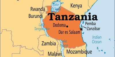 지도 dar es salaam 탄자니아